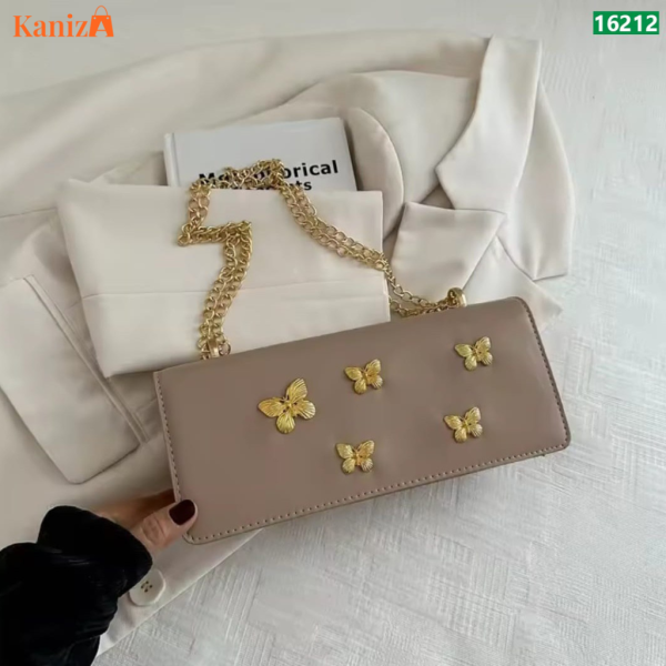 Butterfly Party Shoulder Bag | Elegant Chain Strap Evening Purse