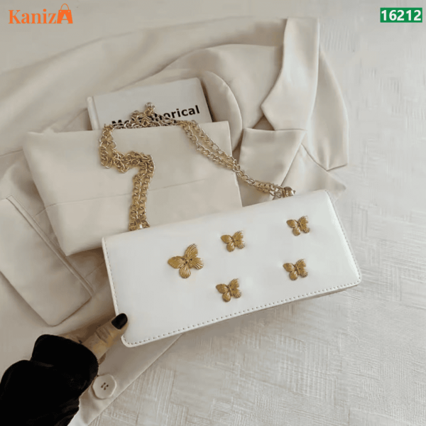 Butterfly Party Shoulder Bag | Elegant Chain Strap Evening Purse