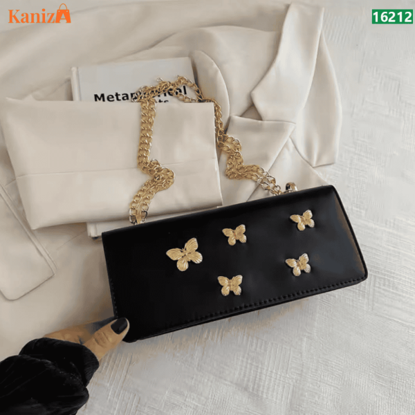 Butterfly Party Shoulder Bag | Elegant Chain Strap Evening Purse