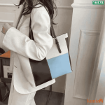 Buy Fashionable Spacing Tote Bag | Modern Color-Block Handbag