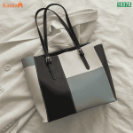 Buy Fashionable Spacing Tote Bag | Modern Color-Block Handbag