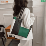 Buy Fashionable Spacing Tote Bag | Modern Color-Block Handbag