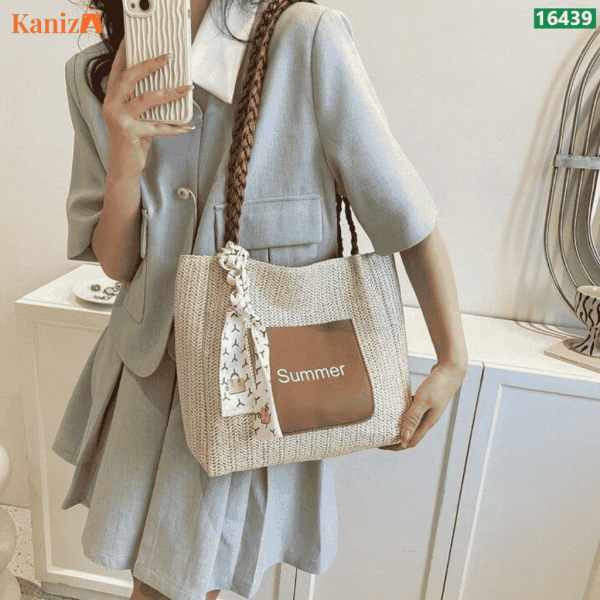 Buy Women Woven Tote Bag | Stylish Handcrafted Daily Use Bag