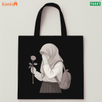 Premium Canvas Tote Bag | Stylish Washable Printed Handbag