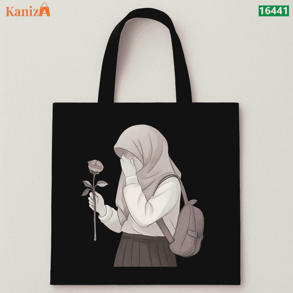 Premium Canvas Tote Bag | Stylish Washable Printed Handbag