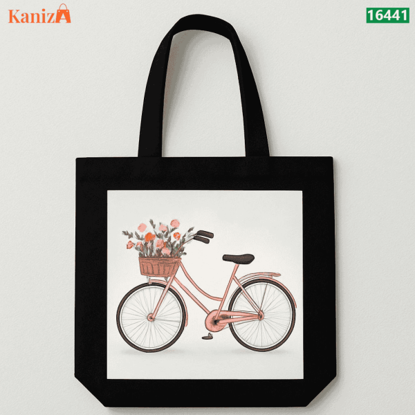 Premium Canvas Tote Bag | Stylish Washable Printed Handbag