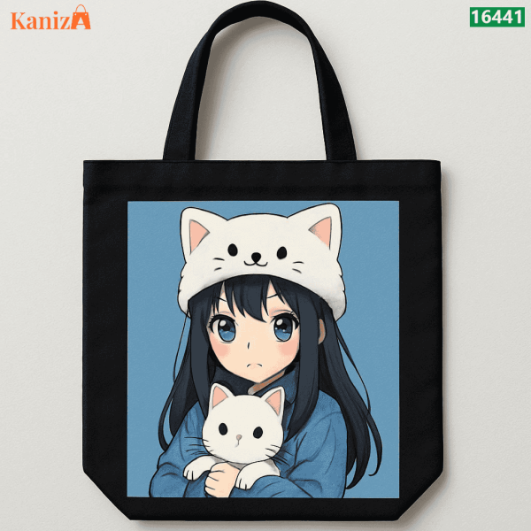 Premium Canvas Tote Bag | Stylish Washable Printed Handbag