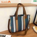 New Striped Tote Bag